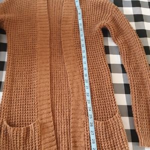 Express womens open cardigan with pockets